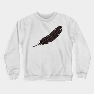 Black Bird Feathers Crewneck Sweatshirt